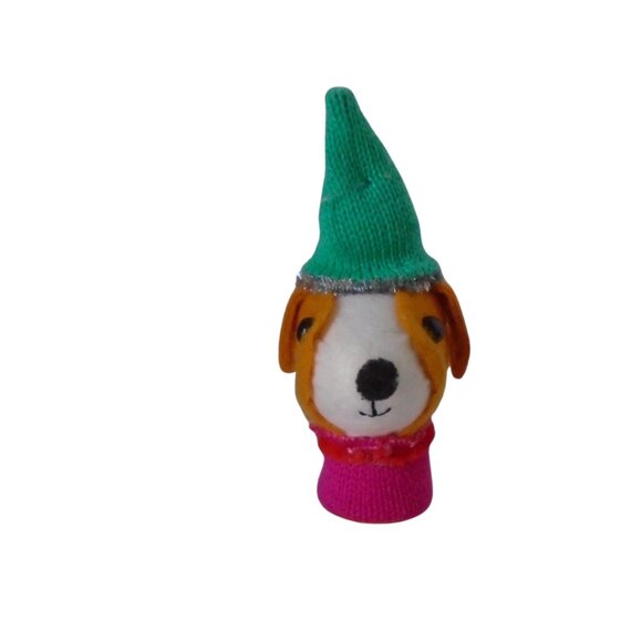 Felt Plush Dog Christmas Tree Ornaments and Decorations Assorted Sizes 7 Pieces - Picture 4 of 6